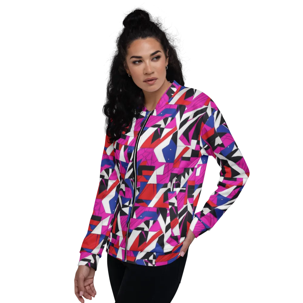 Laser Tessellation on Bomber Jacket — Left