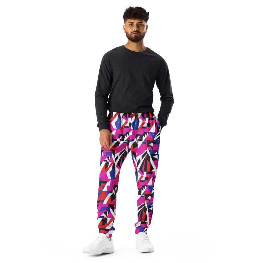 Laser Tessellation on Men's Joggers — Front