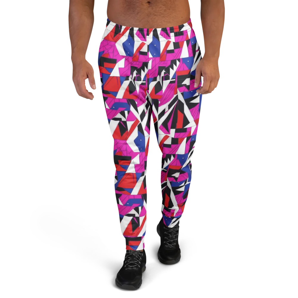 Laser Tessellation on Men's Joggers — Front