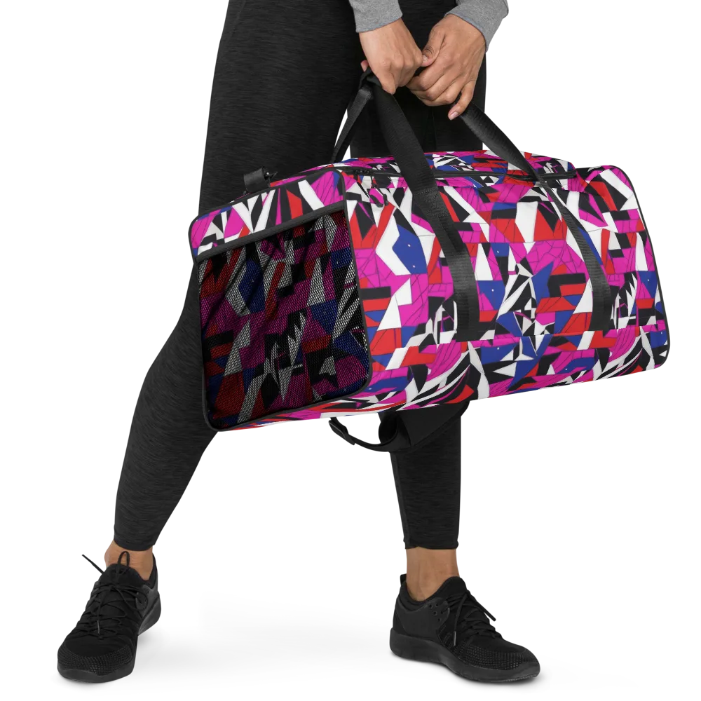 Laser Tessellation on Duffle Bag — Right Front