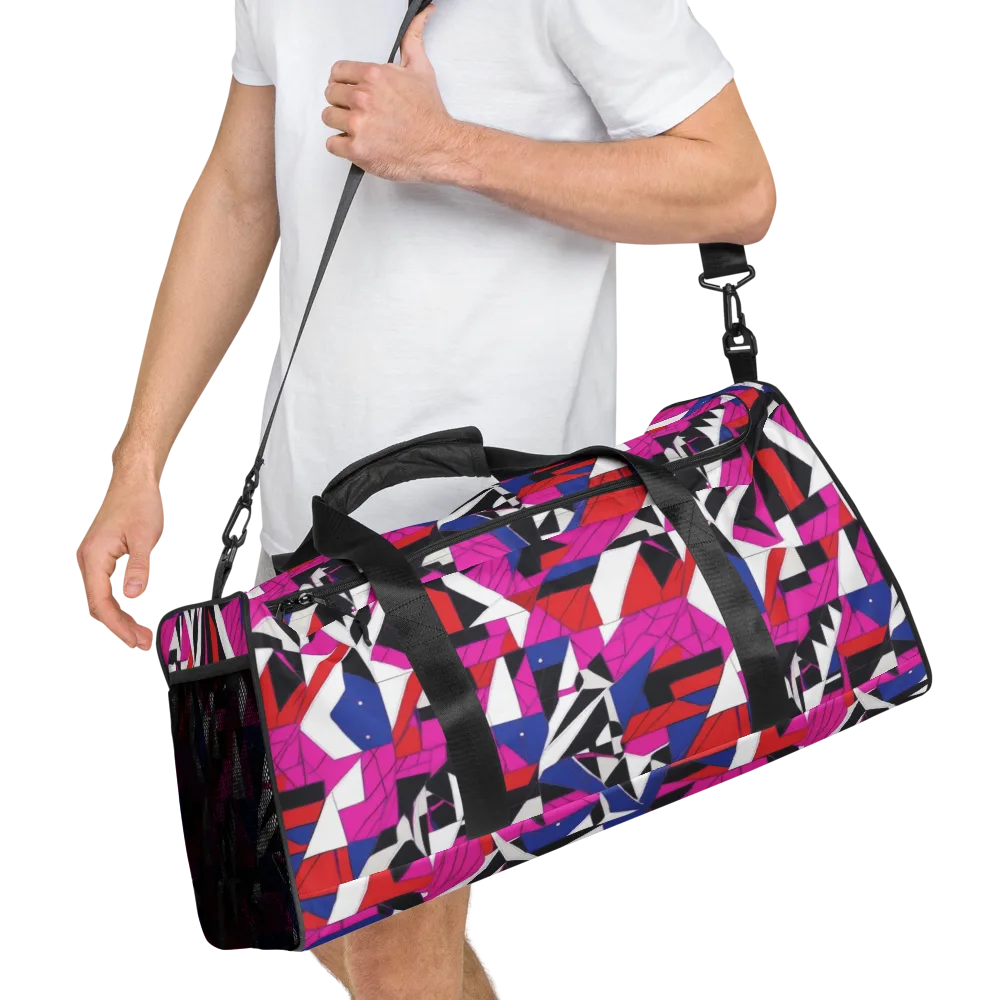 Laser Tessellation on Duffle Bag — Right Front