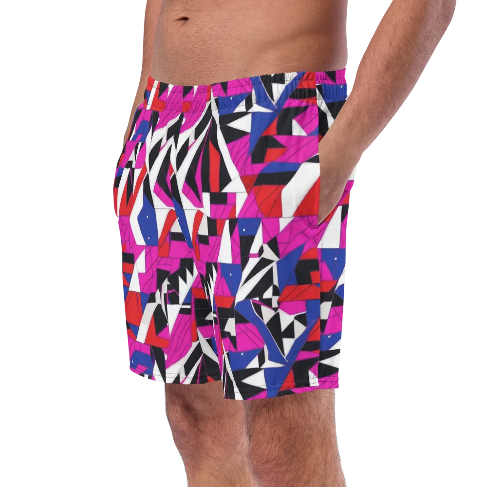 Laser Tessellation on Swim Trunks — Left Front
