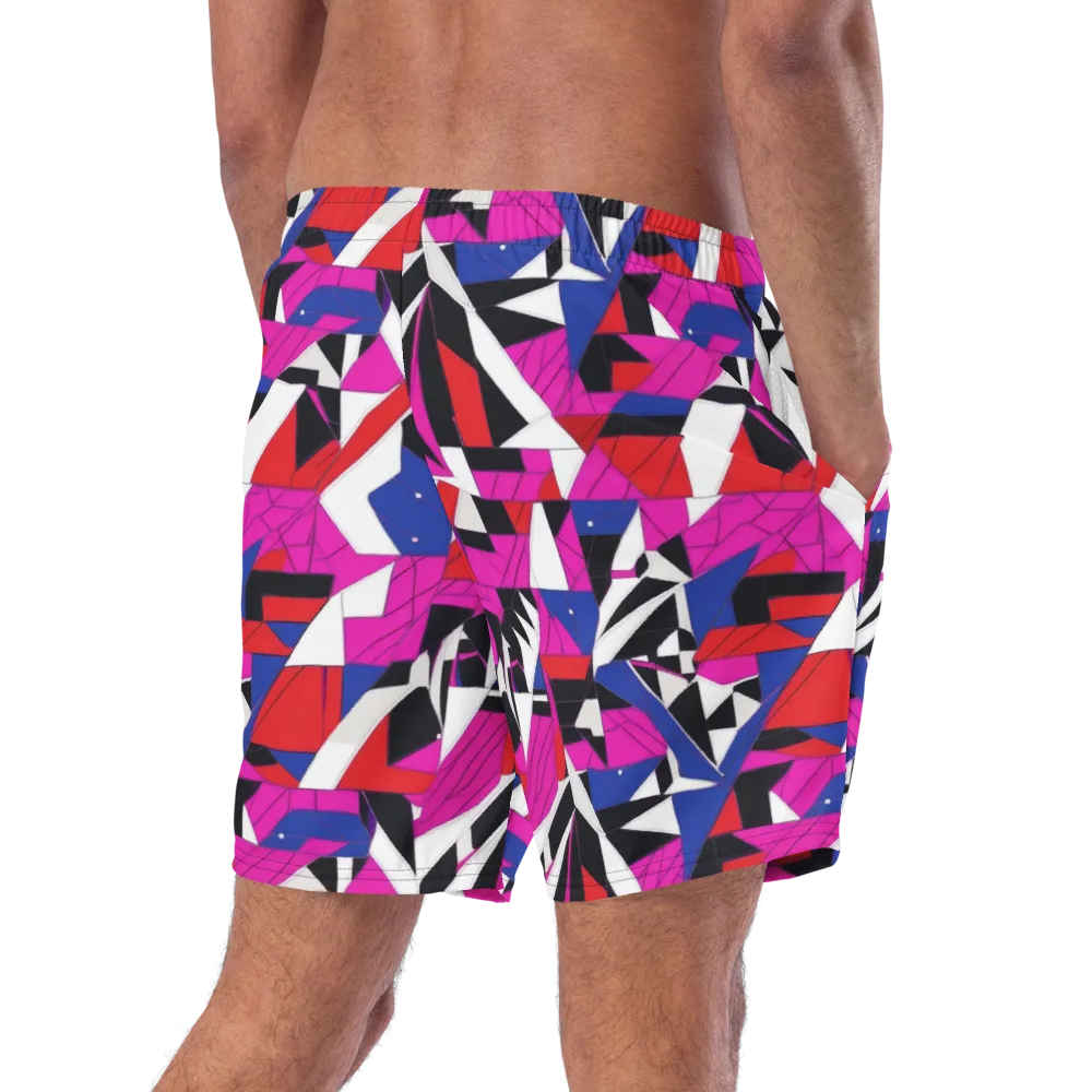 Laser Tessellation on Swim Trunks — Right Back