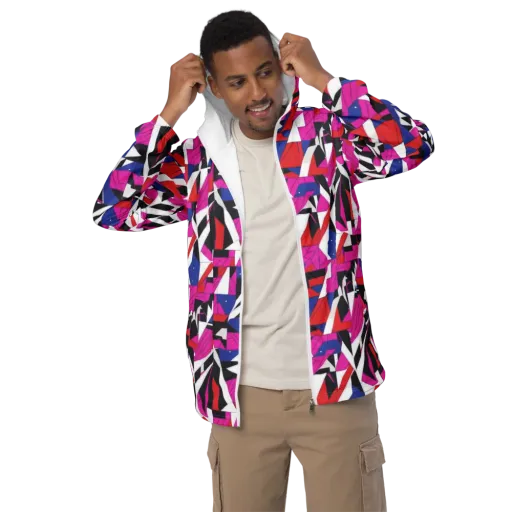 Laser Tessellation on a Men's Windbreaker