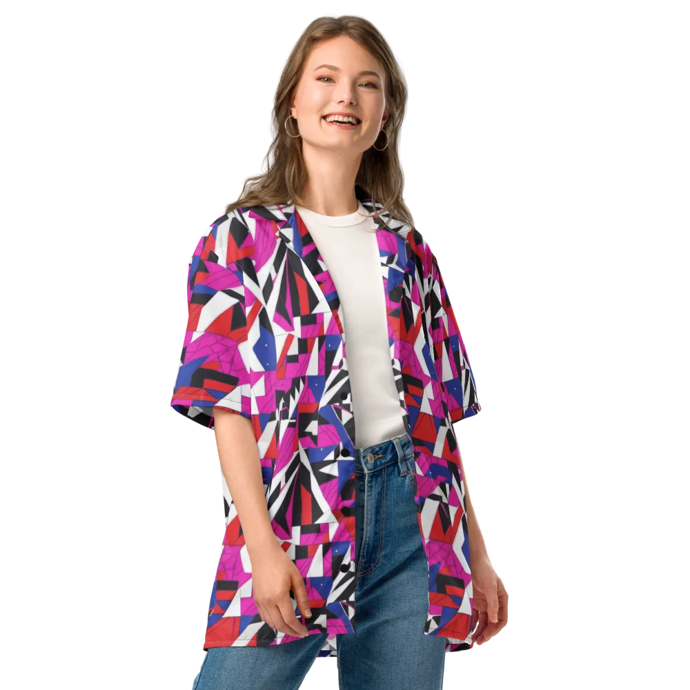 Laser Tessellation on Button Shirt — Front