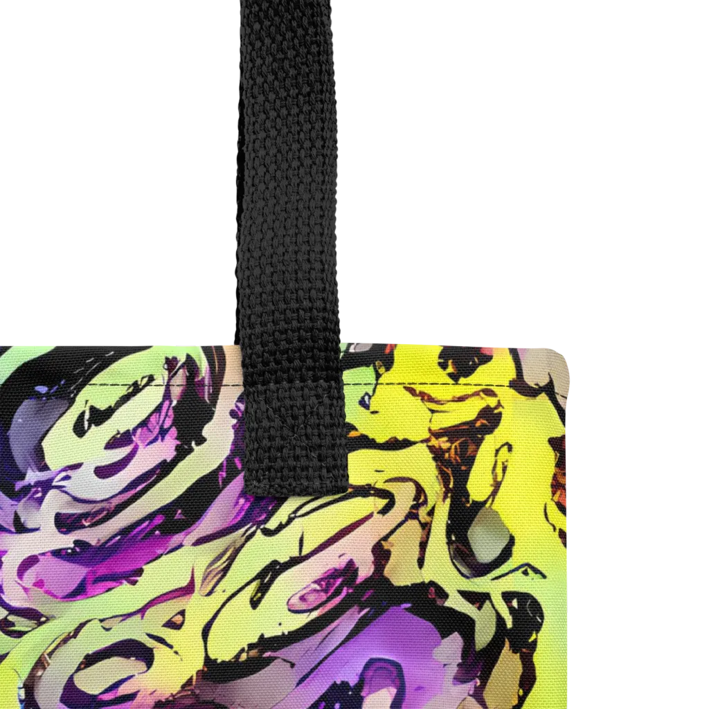 Neon Inkblot on Tote Bag — Product details