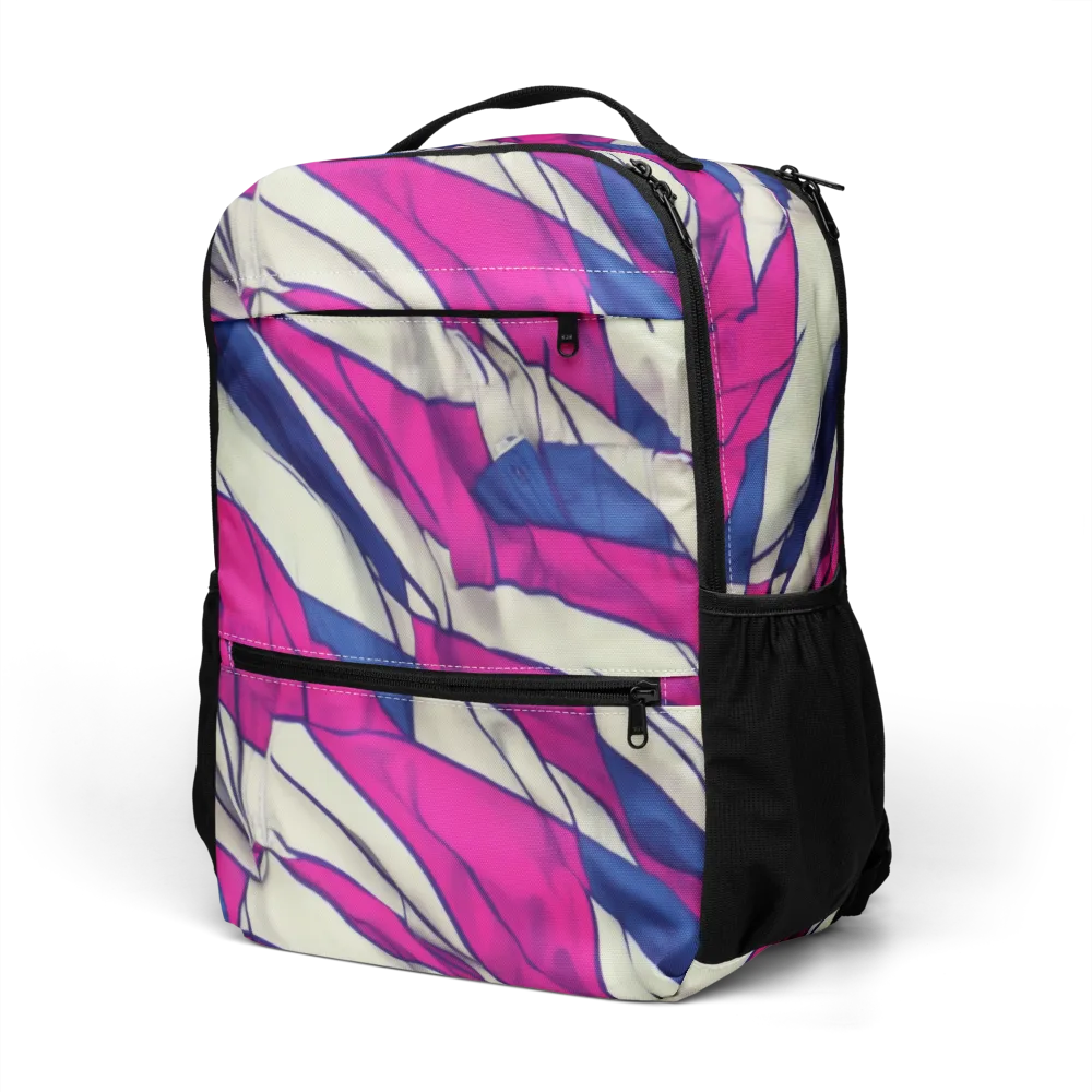 Cobalt Fold on Utility Backpack — Left Front