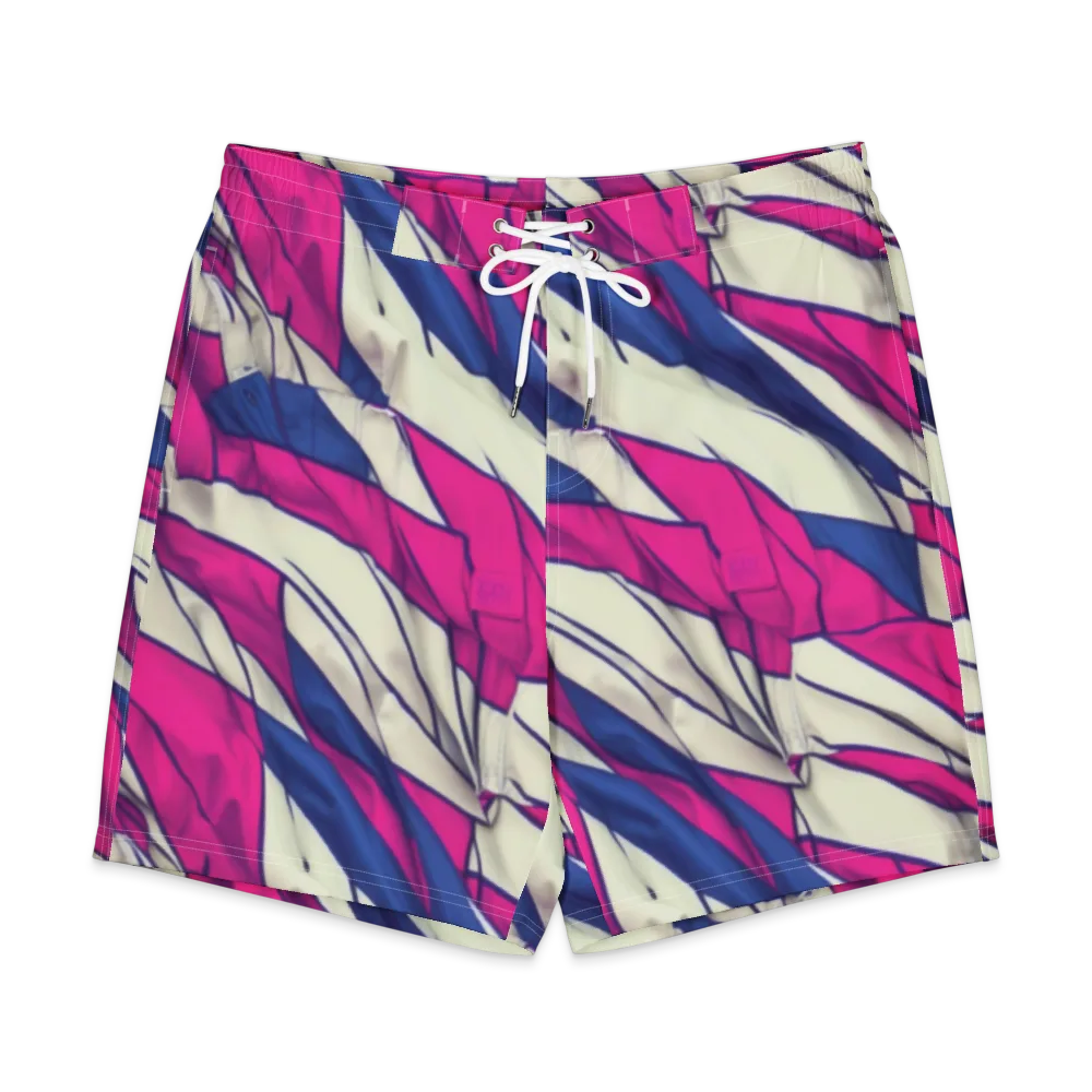 Cobalt Fold on Men's Board Shorts — Front