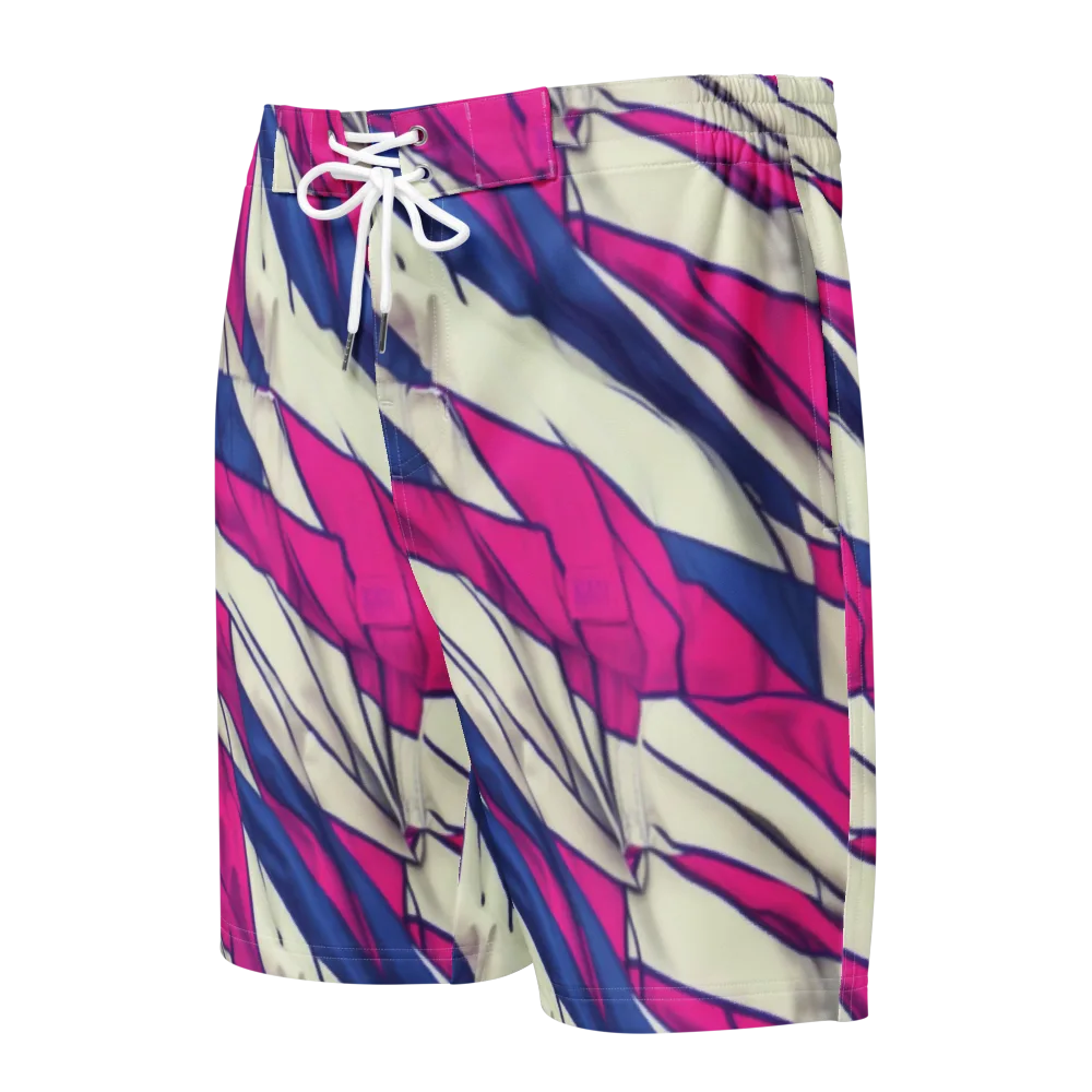 Cobalt Fold on Men's Board Shorts — Front