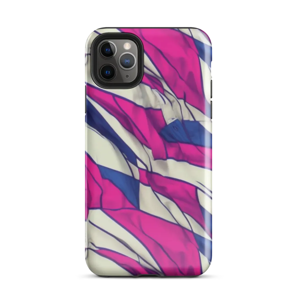 Cobalt Fold on Tough Case for iPhone® — Front