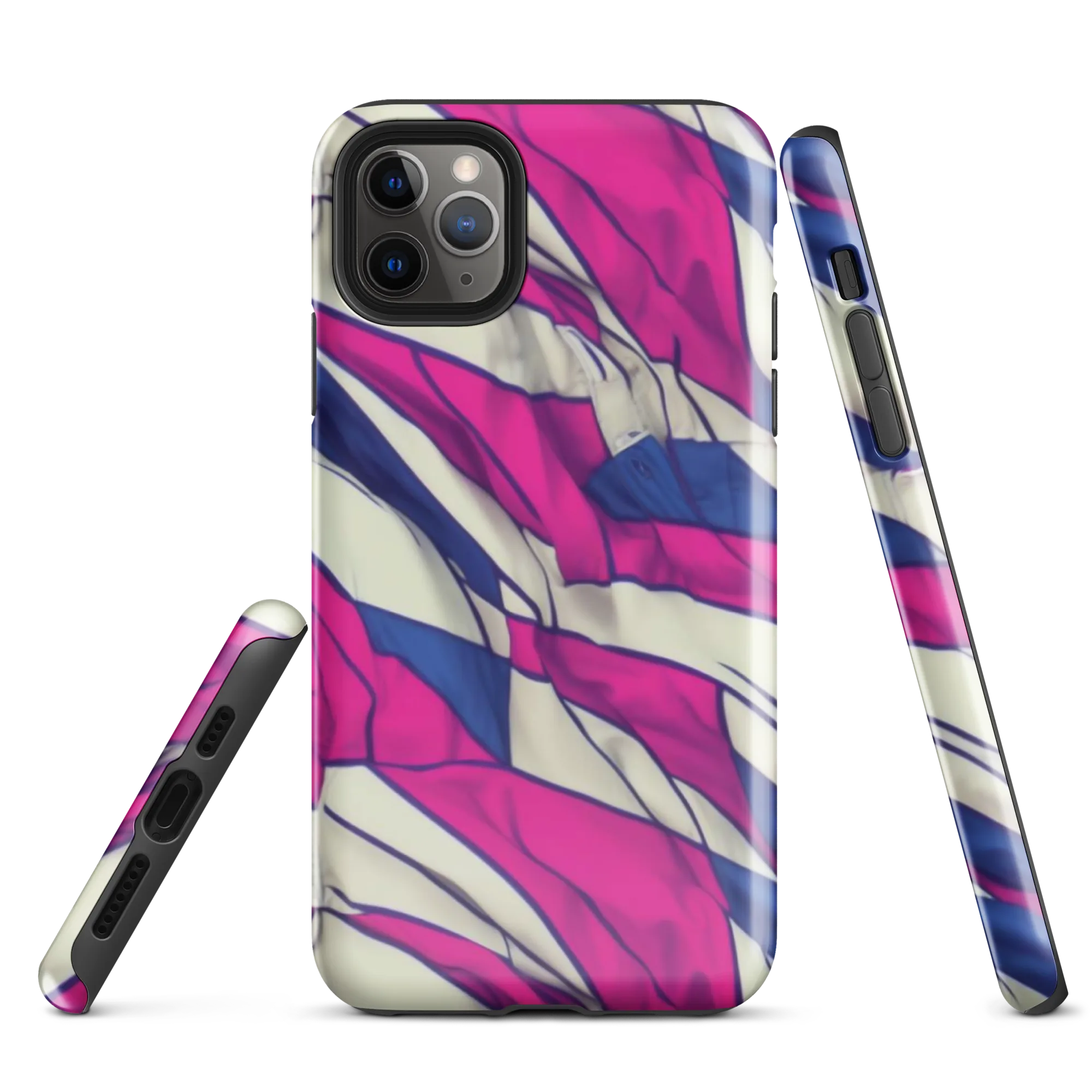 Cobalt Fold on Tough Case for iPhone® — Front