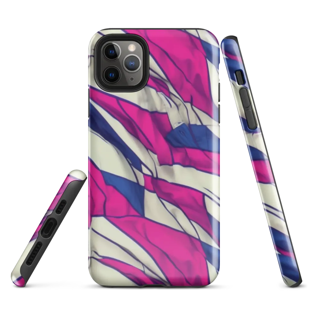 Cobalt Fold on Tough Case for iPhone® — Front