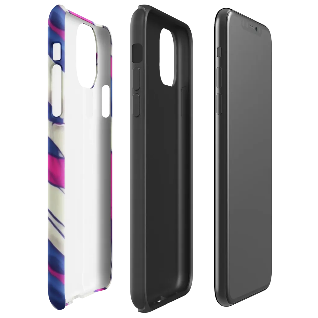 Cobalt Fold on Tough Case for iPhone® — Right