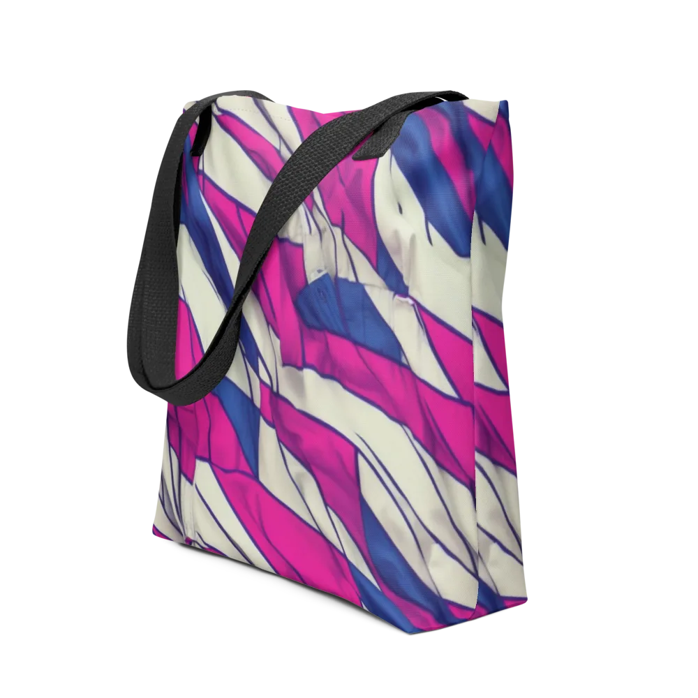 Cobalt Fold on Tote Bag — Front