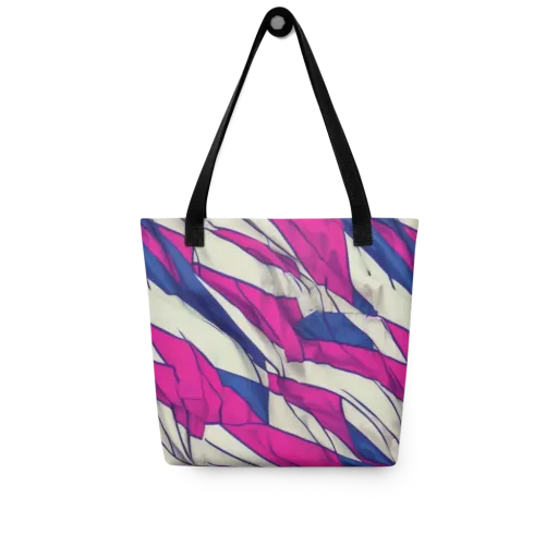 Cobalt Fold on a Tote Bag