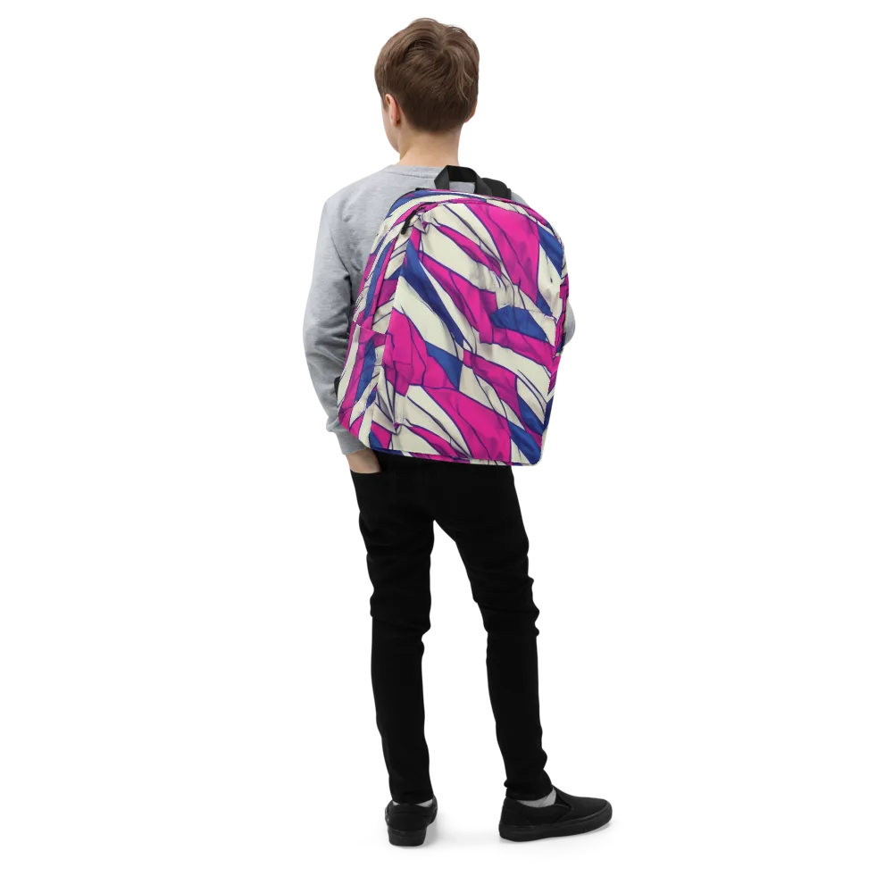 Cobalt Fold on Minimalist Backpack — Right Front
