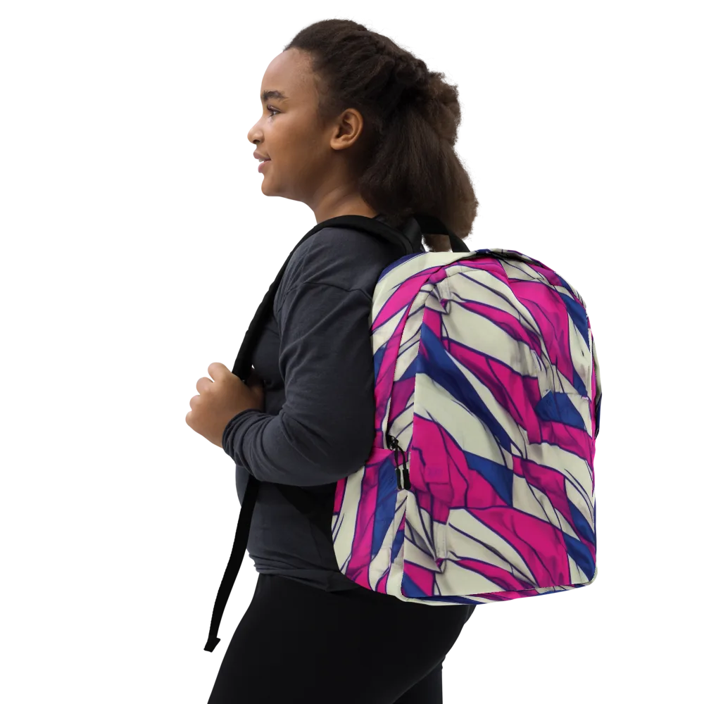 Cobalt Fold on Minimalist Backpack — Right Front