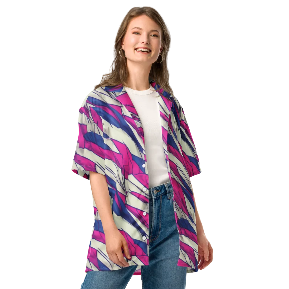 Cobalt Fold on Button Shirt — Front