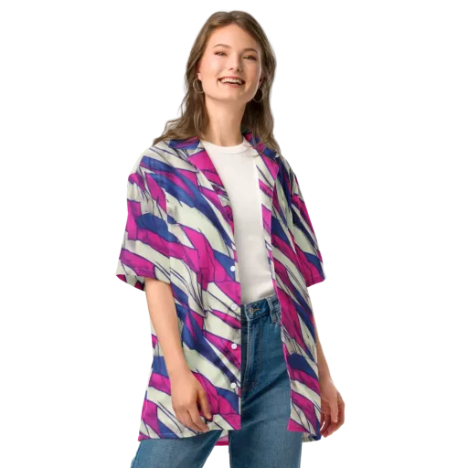 Cobalt Fold on a Button Shirt