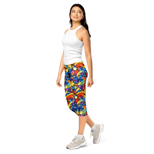 Prism Carnival on a Capri Leggings