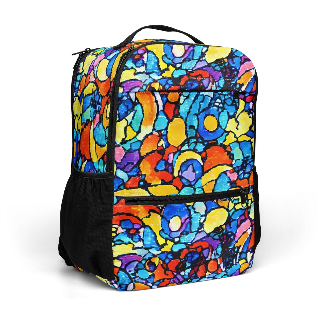 Prism Carnival on Utility Backpack — Right Front