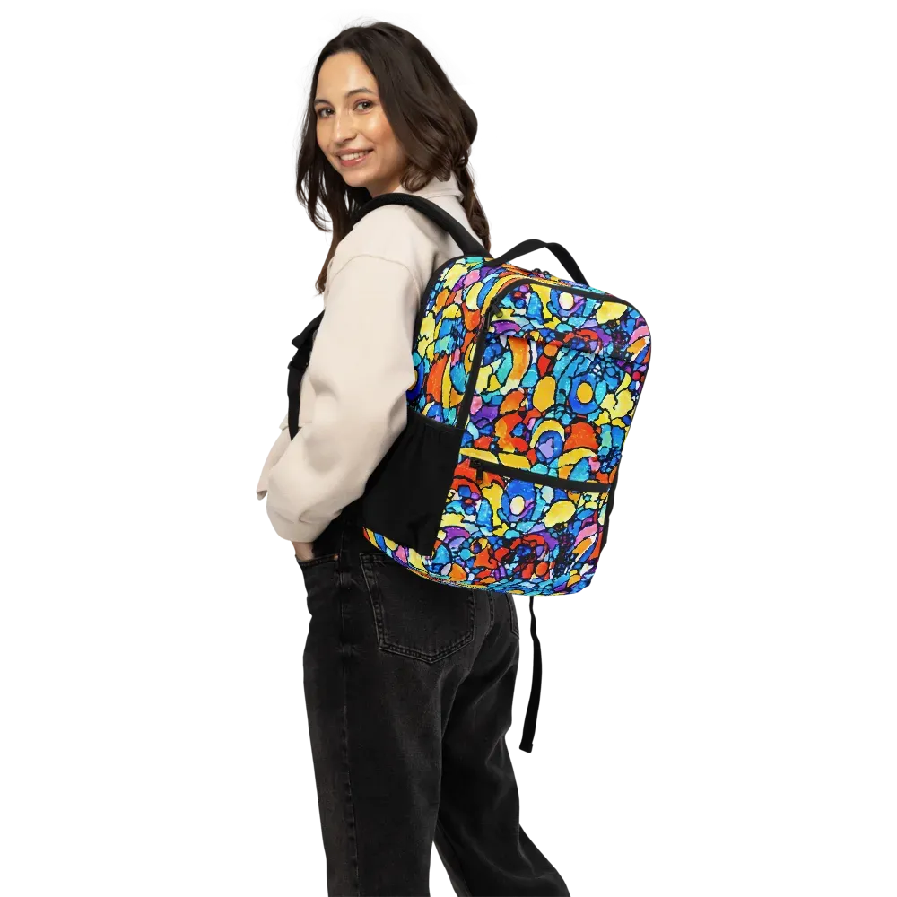 Prism Carnival on Utility Backpack — Back