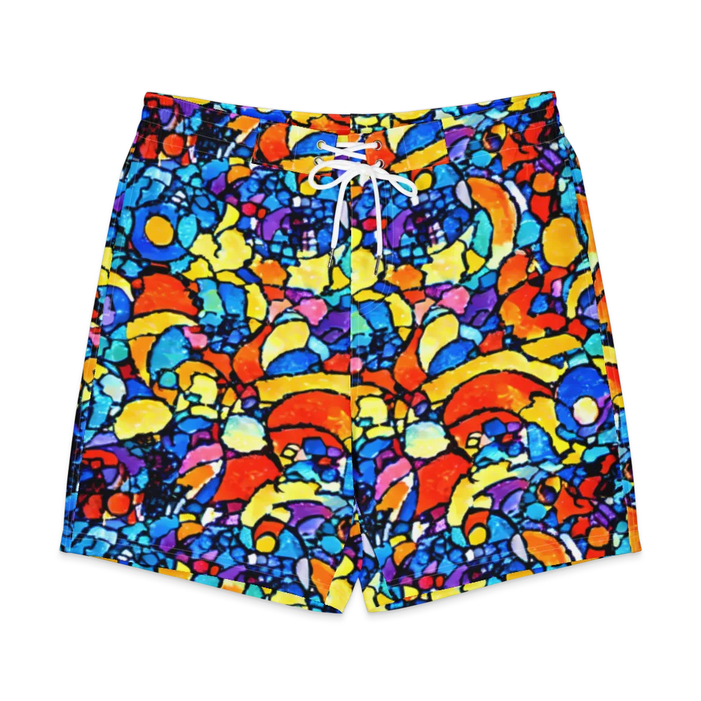 Prism Carnival on Men's Board Shorts — Front