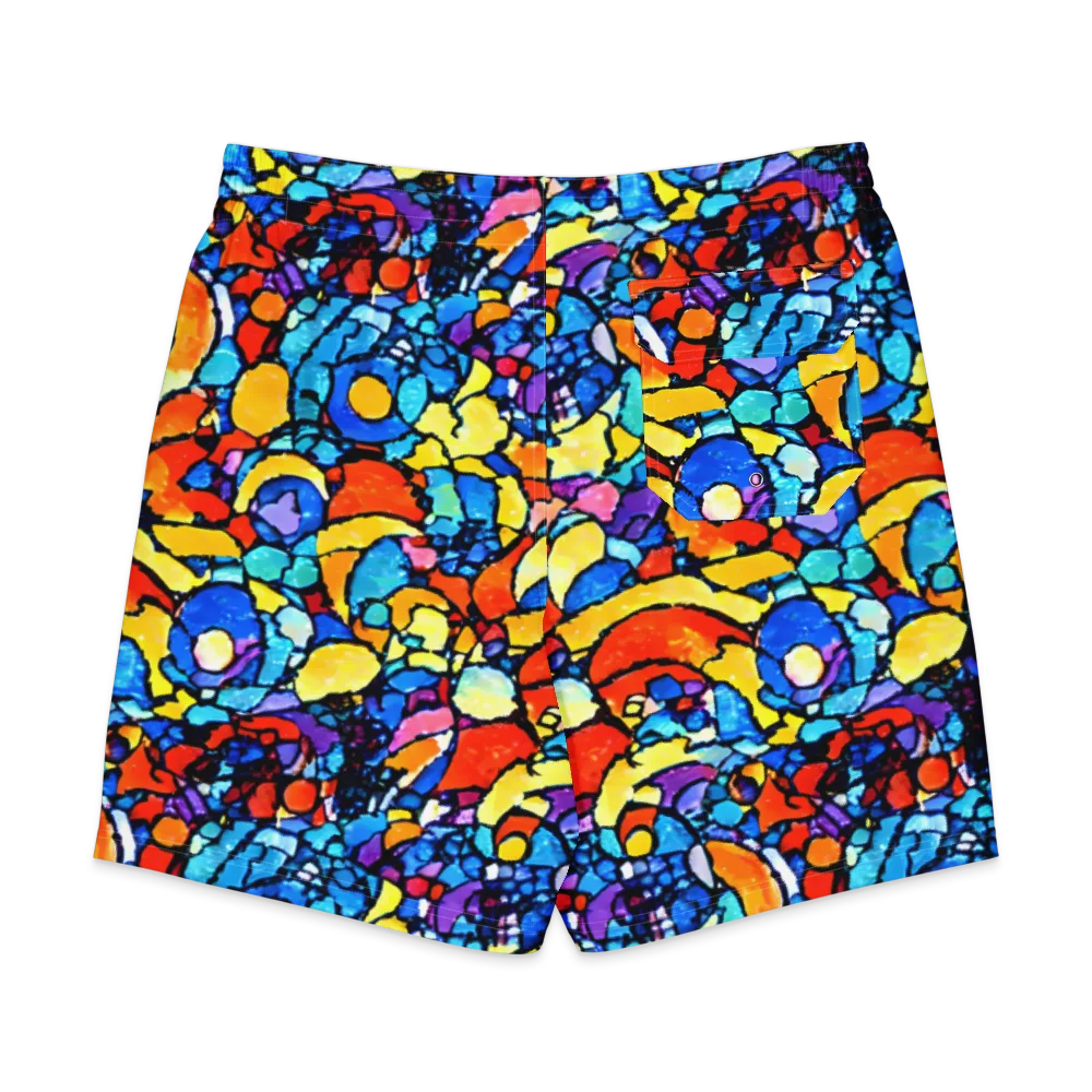 Prism Carnival on Men's Board Shorts — Back