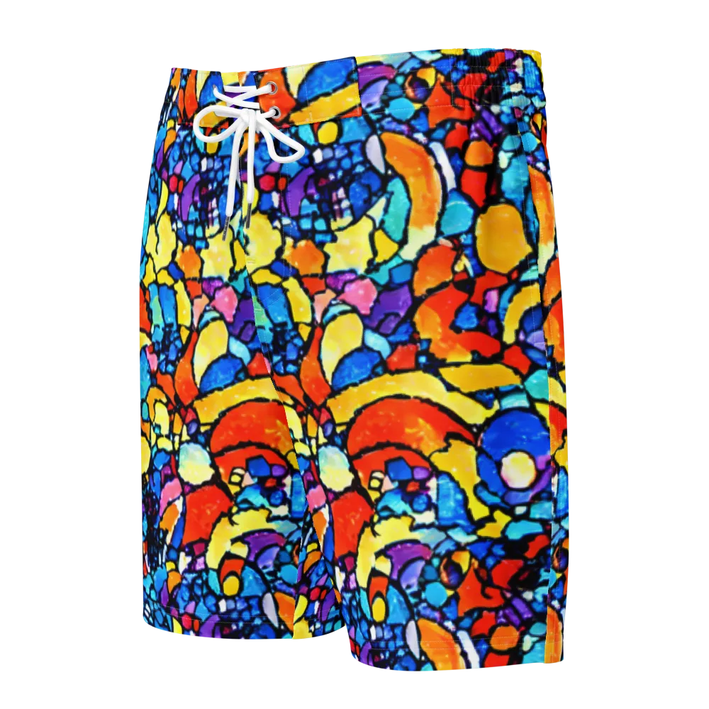 Prism Carnival on Men's Board Shorts — Front