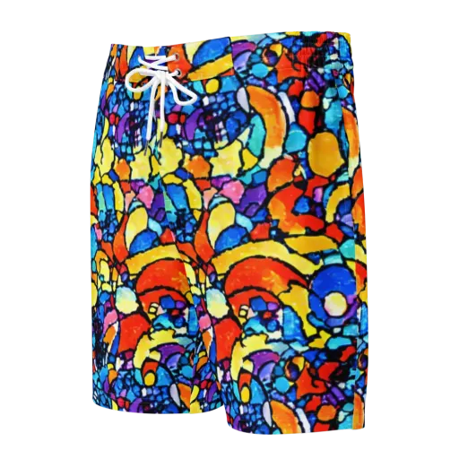 Prism Carnival on a Men's Board Shorts