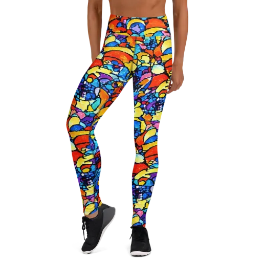 Prism Carnival on a Yoga Leggings