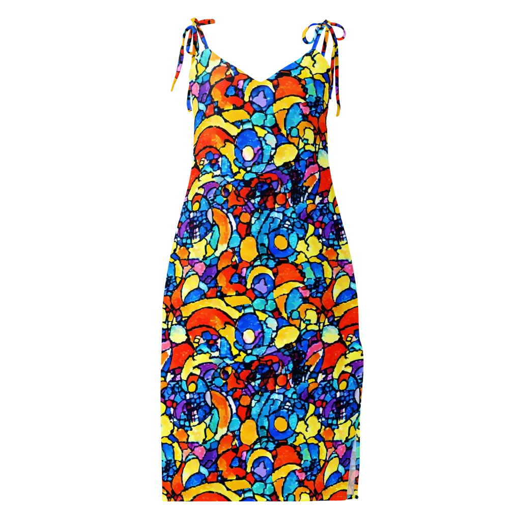 Prism Carnival on Slip Dress — Front