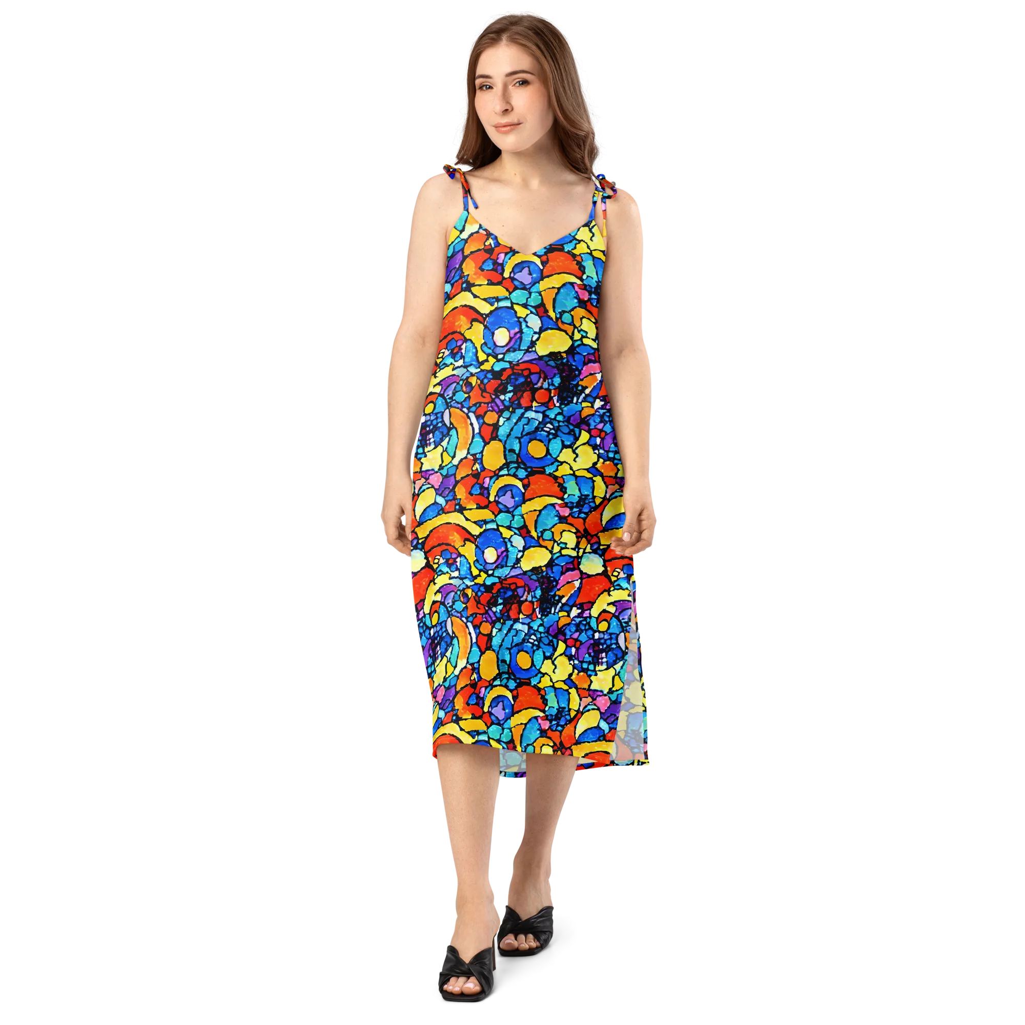 Prism Carnival on Slip Dress — Front