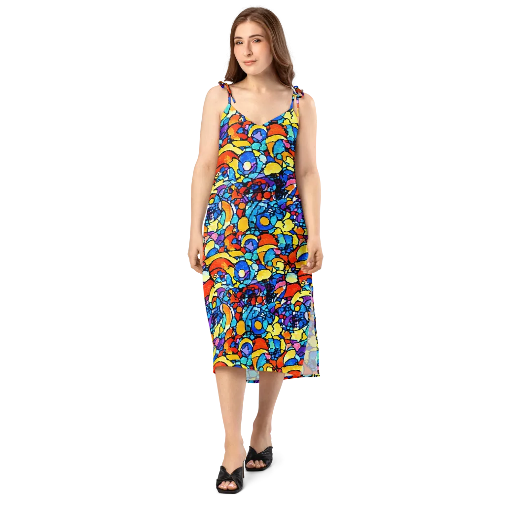 Prism Carnival on Slip Dress — Front
