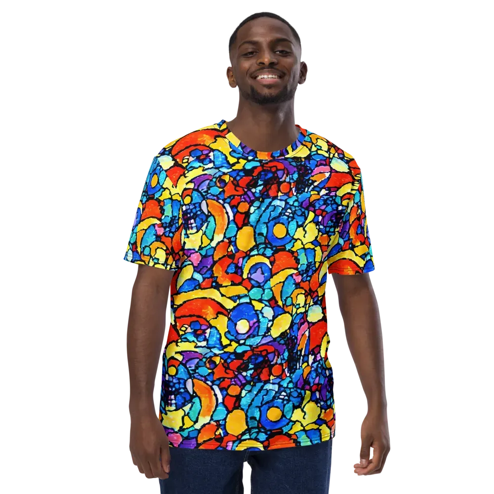 Prism Carnival on Men's Crew Neck T-Shirt — Front