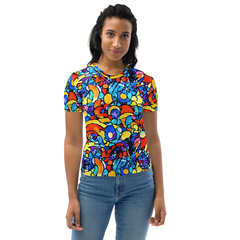 Prism Carnival on Women's Crew Neck T-Shirt — Front