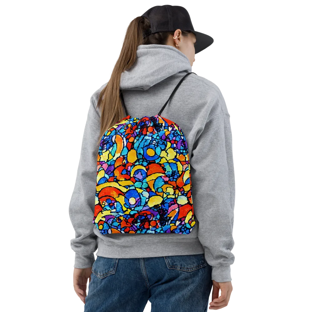 Prism Carnival on Drawstring Bag — Front