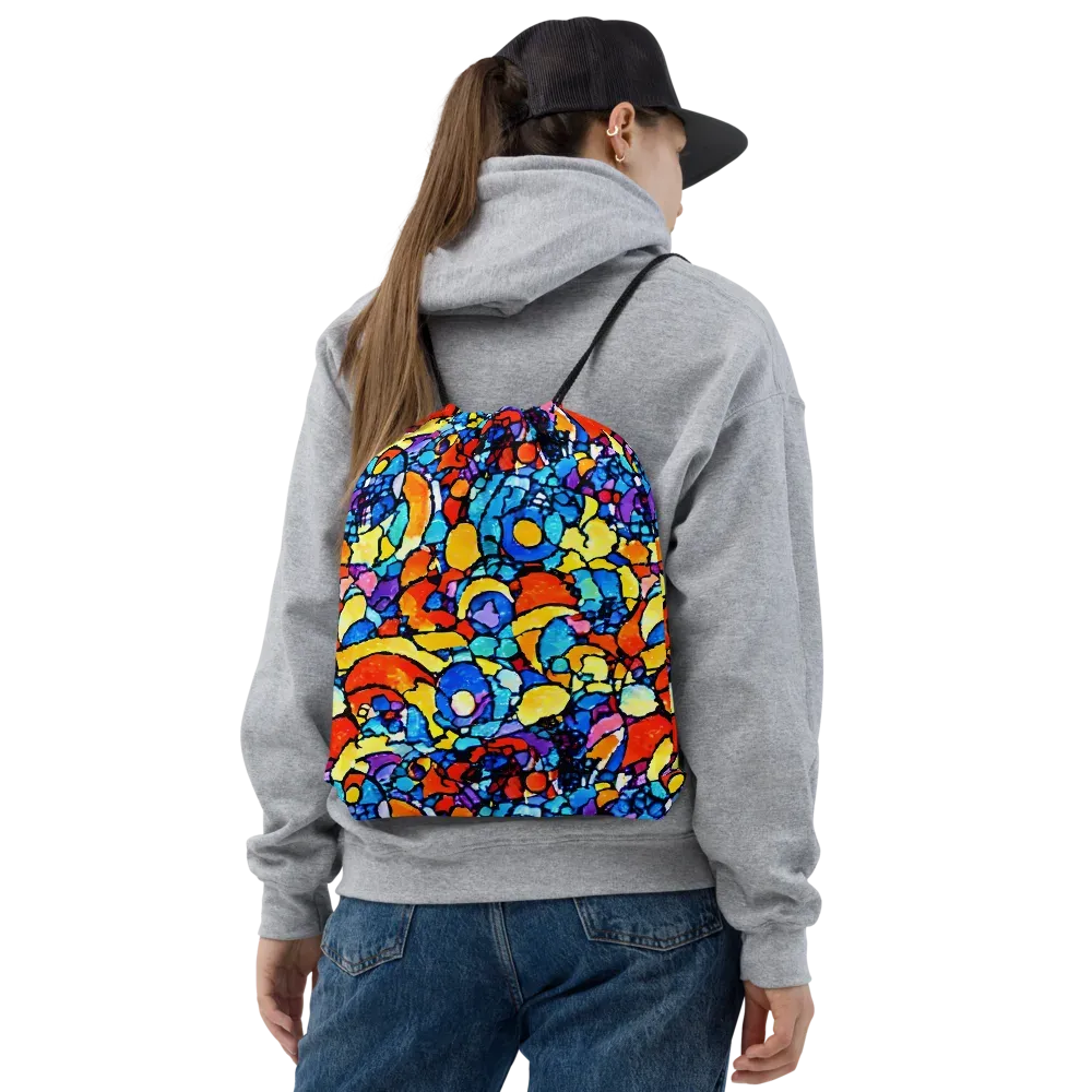 Prism Carnival on Drawstring Bag — Front