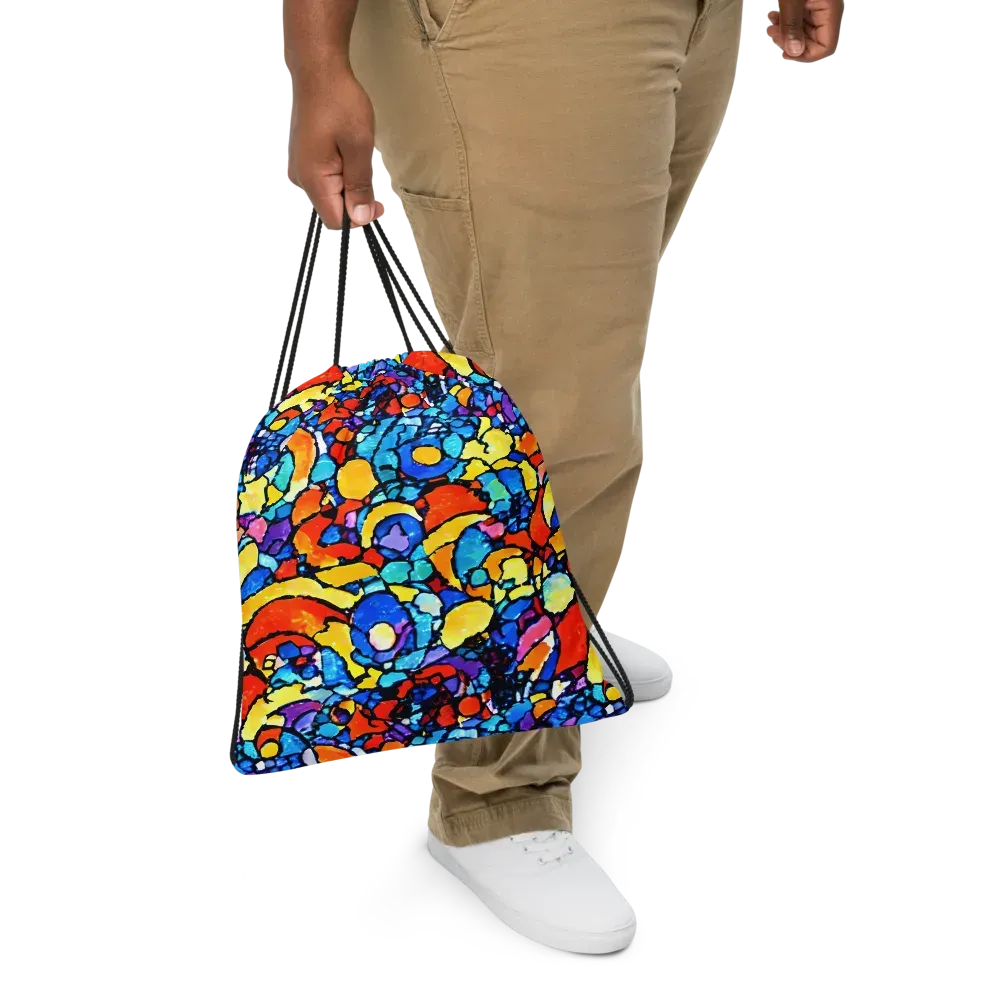 Prism Carnival on Drawstring Bag — Front