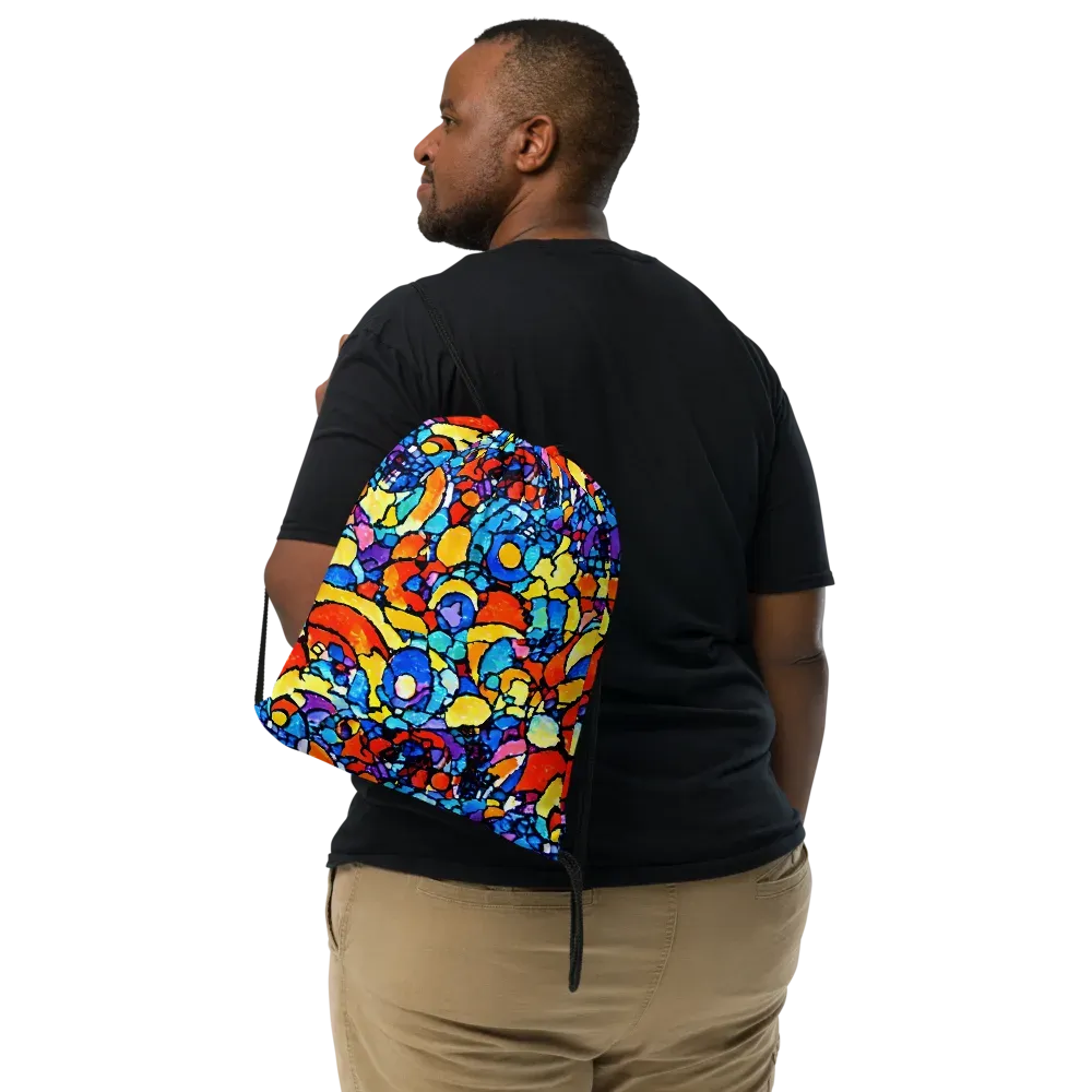Prism Carnival on Drawstring Bag — Front