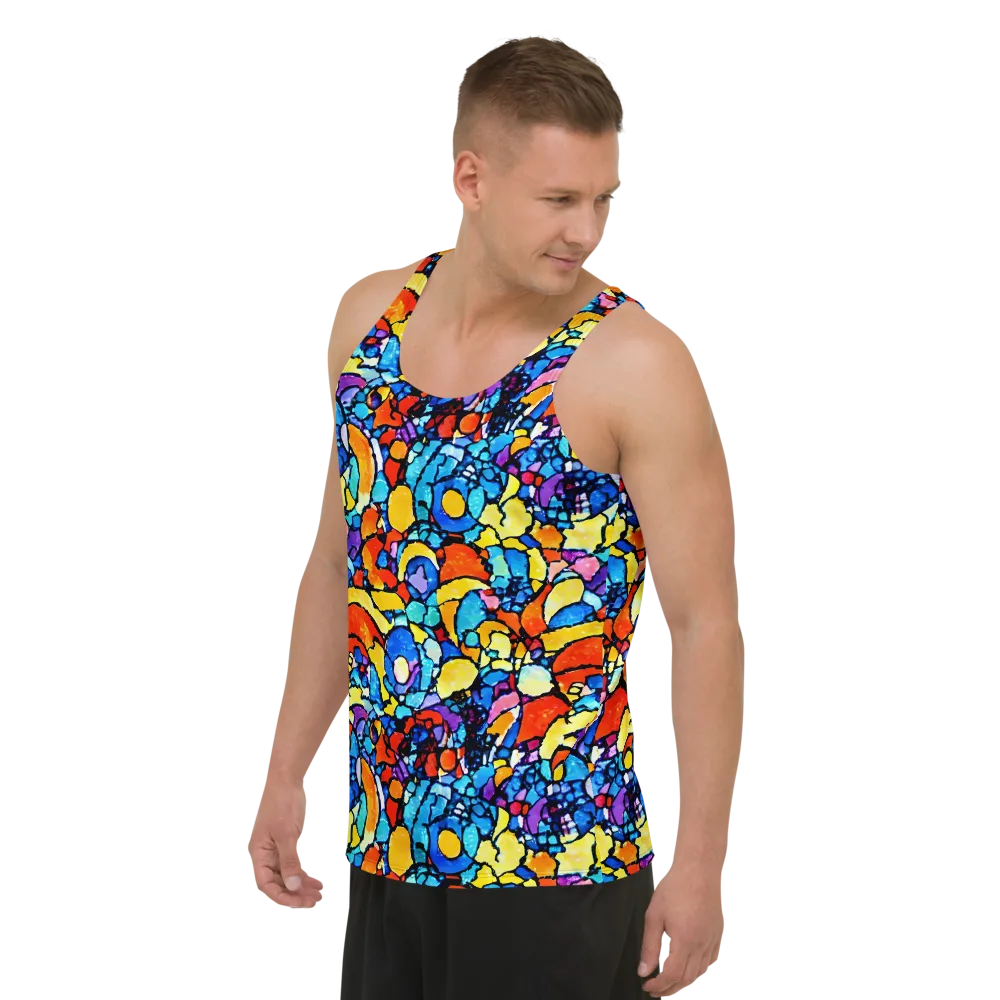 Prism Carnival on Men's Tank Top — Left Front