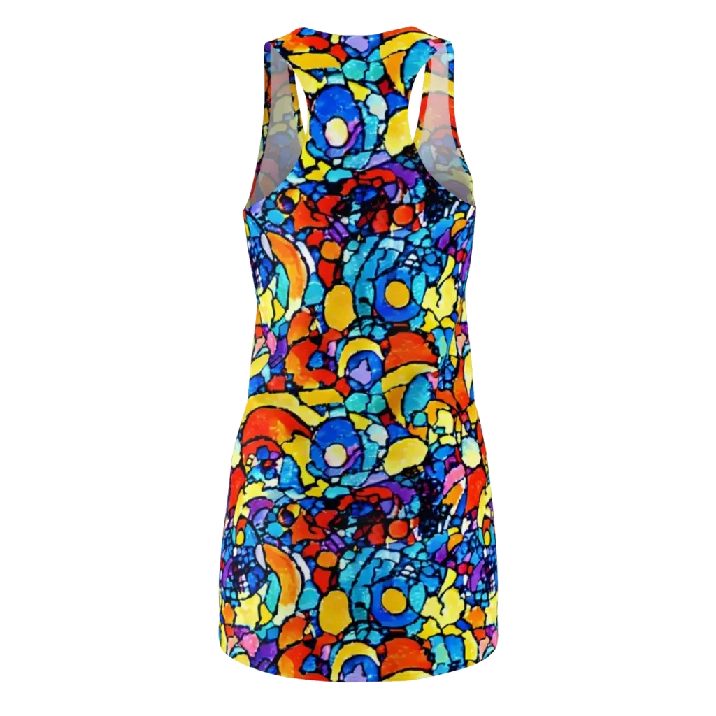 Prism Carnival on Racerback Dress — Back