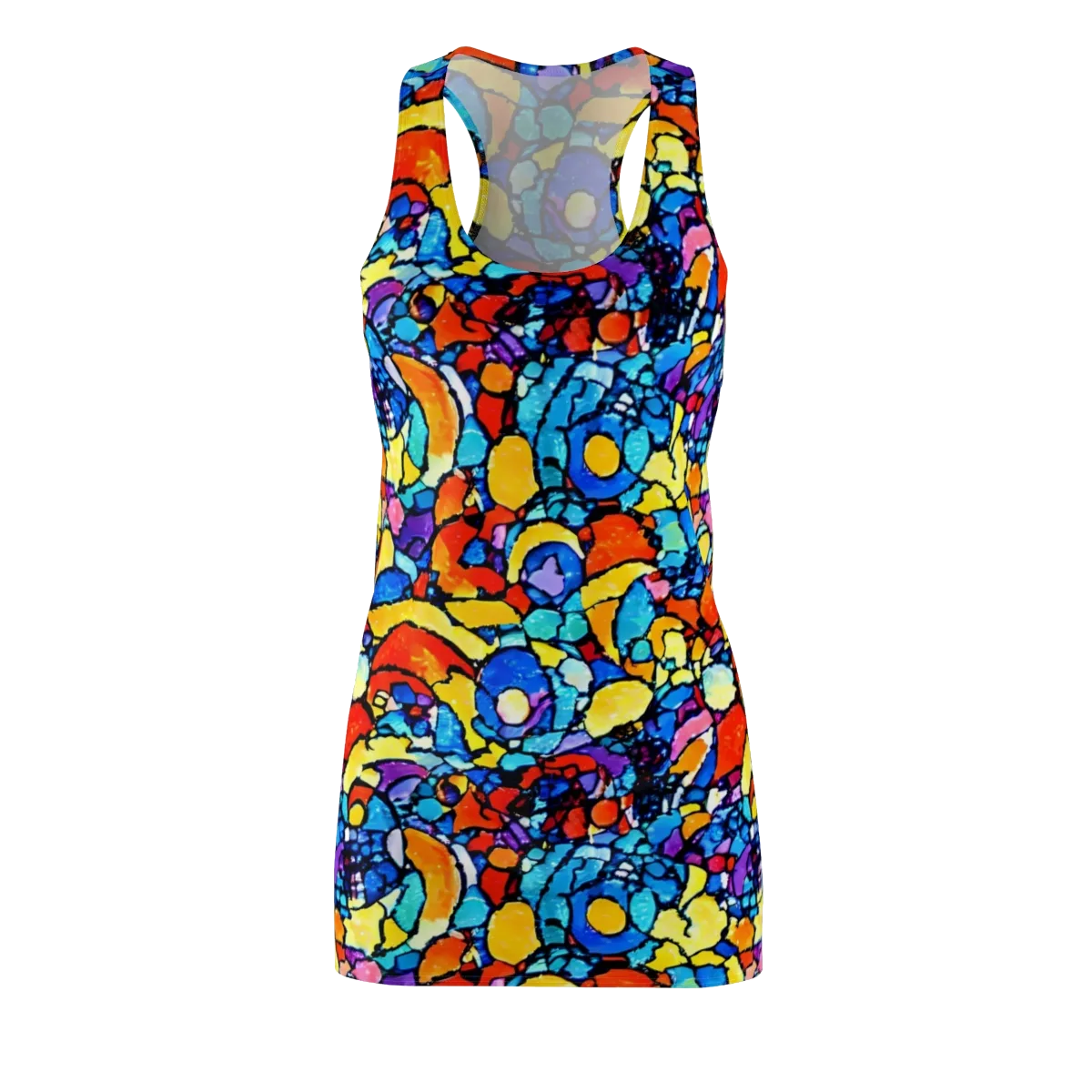 Prism Carnival on Racerback Dress — Front