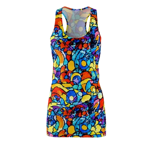 Prism Carnival on a Racerback Dress