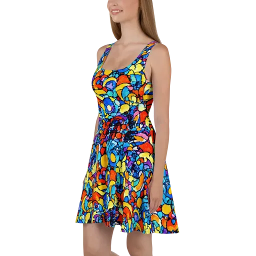 Prism Carnival on a Skater Dress