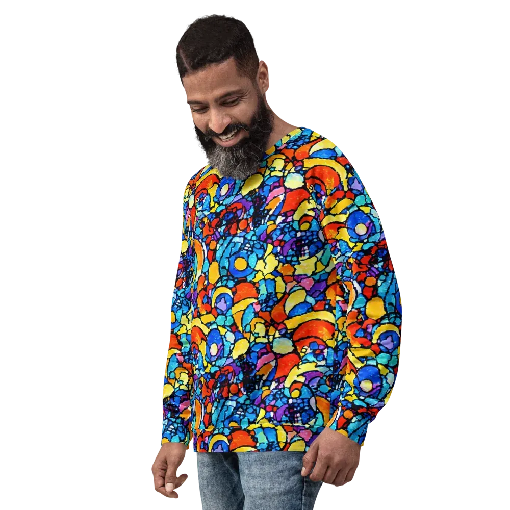 Prism Carnival on Sweatshirt — Left Front
