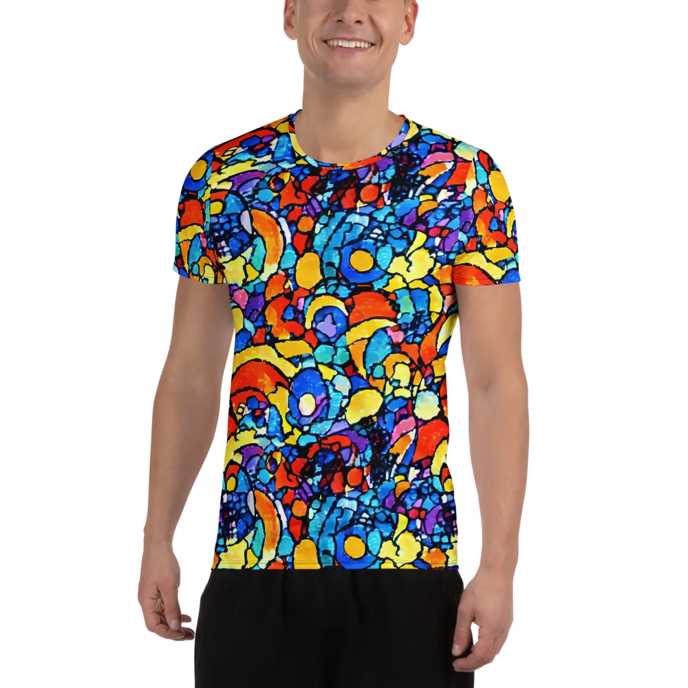 Prism Carnival on Men's Athletic T-Shirt — Front
