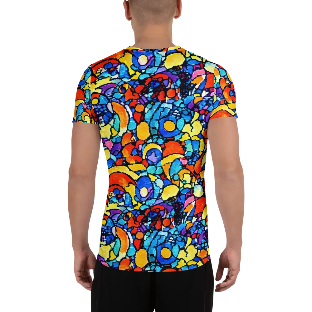Prism Carnival on Men's Athletic T-Shirt — Back