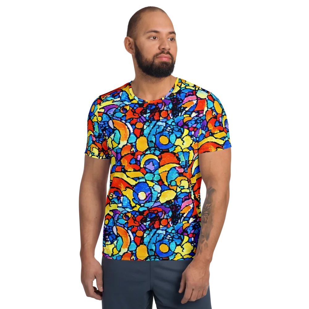 Prism Carnival on Men's Athletic T-Shirt — Front