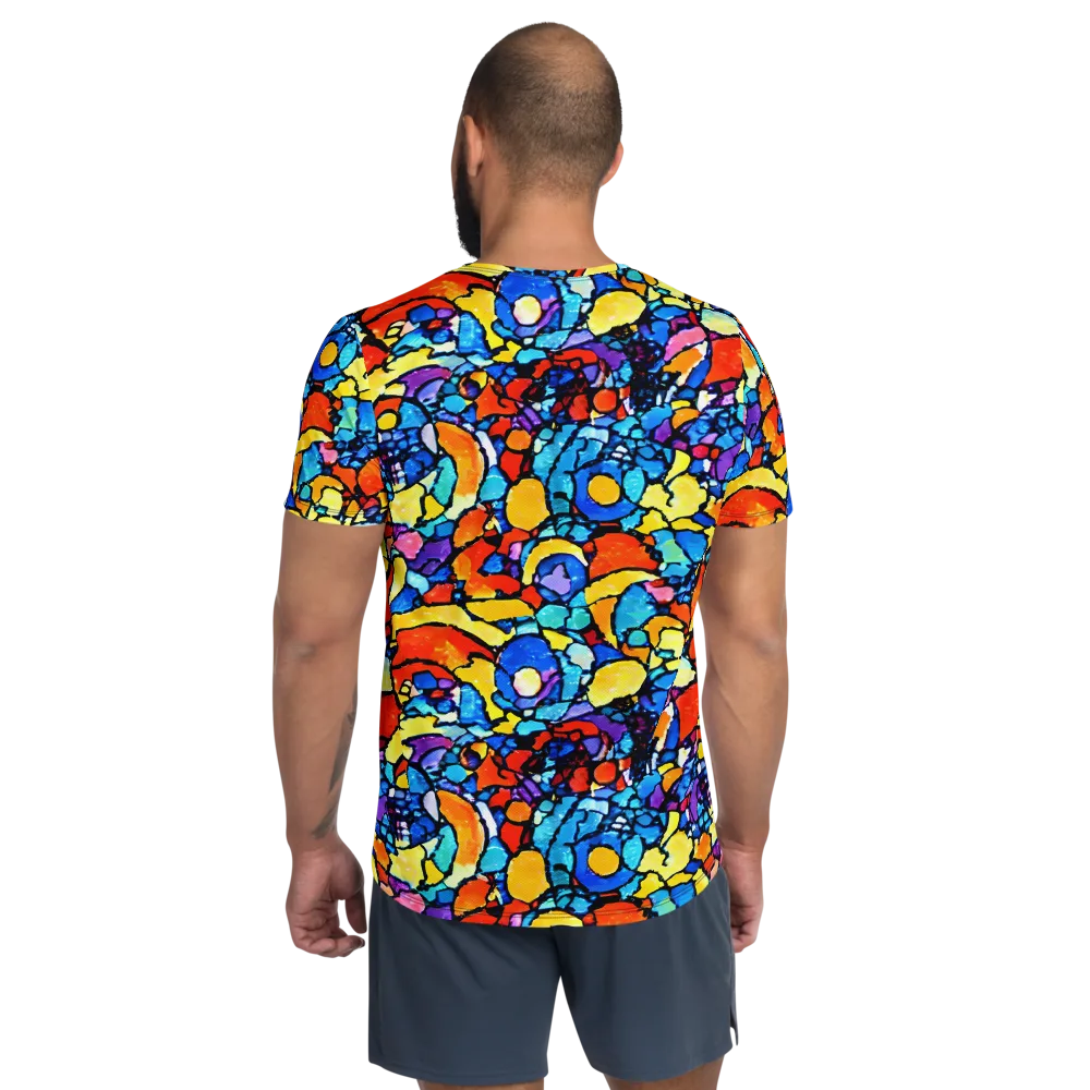 Prism Carnival on Men's Athletic T-Shirt — Back